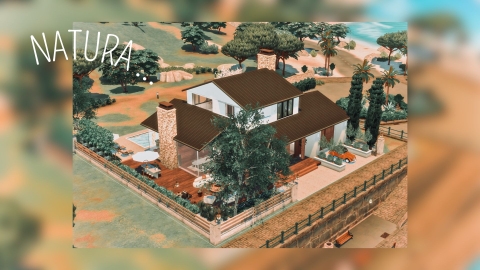 NATURA — A Peaceful Coastal Retreat in Tartosa 🌊🌿 - The Sim 4