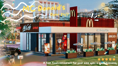 MC Donald's Restaurant 247 - the sim 4