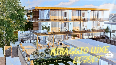 Miraggio Luxe Resort - The Sim 4 (Business & Hobbies Pack)