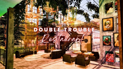 Double Trouble Restaurant - The Sim 4 (Business & Hobbies Pack)