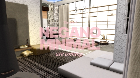 Negano Minimal House - The Sim 4