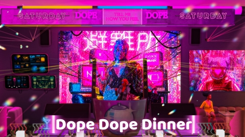 The Sim 4 - Dope Dope Dinner - The Neon Bar in San Myshuno