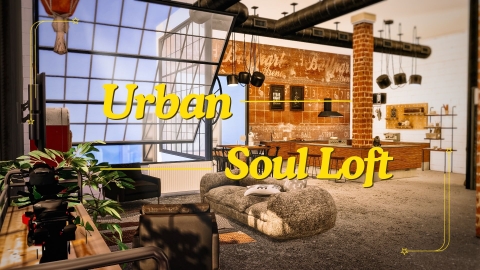 Urban Soul Loft - 930 Medina Apartment - San Myshuno Map - The sim 4
