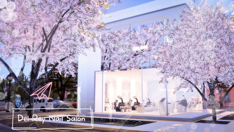 DelRey Nail Salon - The Sim 4 (Business & Hobbies Pack)