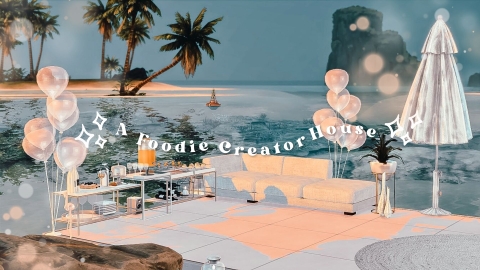A Foodie Creator House in Sulani - The Sim 4 🌸