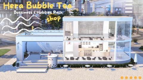 Hera Bubble Tea Shop - The Sims 4