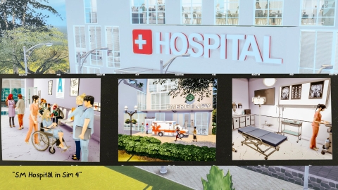 SM Hospital in Sim 4 - Bệnh Viện VIP cho Sim