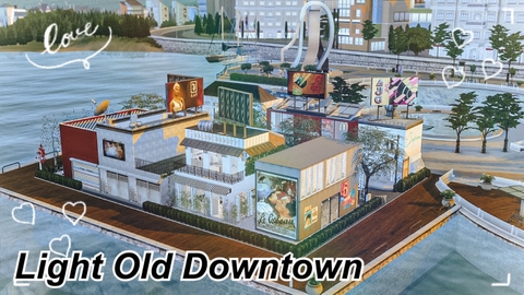 The Sim 4 - Light Old Downtown (Business & Hobbies Pack)
