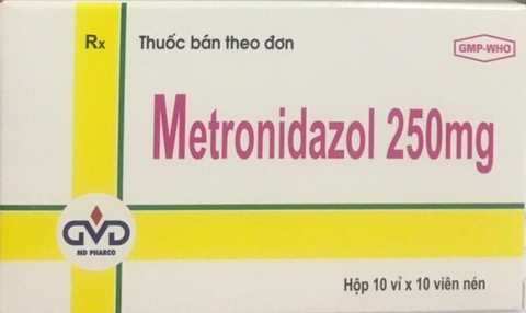 Metronidazol 250 ( H 10 vỷ*10 viên)