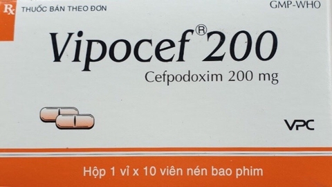 Vidlox 200mg hộp 10 viên(Cepodoxime 200mg)