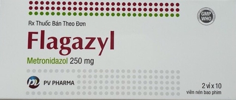 Flagazyl (h/2 vỉ) (metronidazol 250 mg)