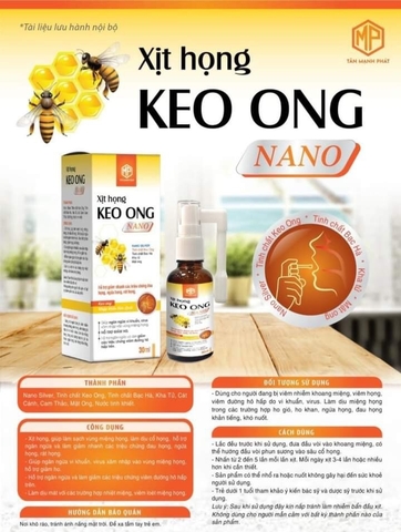 XỊT KEO ONG NANO