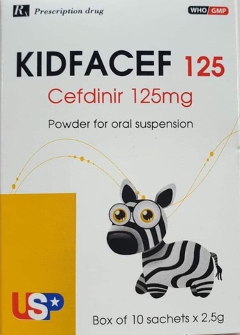 KIDFACEF 125 ( Cefdinir 125mg)