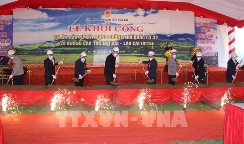 Yên Bái khởi công đường nối Quốc lộ 32 với cao tốc Nội Bài - Lào Cai