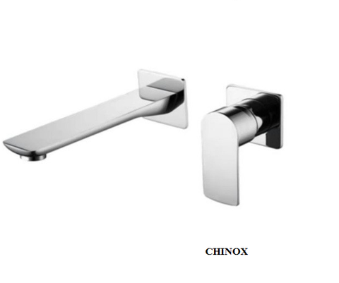 Vòi rửa mặt âm tường dáng vuông CHINOX 6001AT - màu bóng