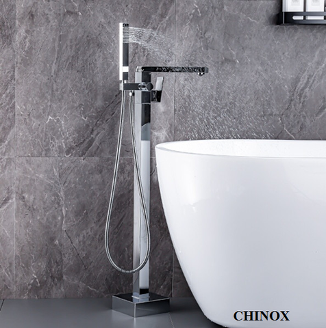 Sen tắm bồn đặt sàn vuông bóng CHINOX STB04