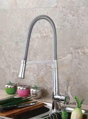 Vòi rửa bát rút lò xo CHINOX VR31