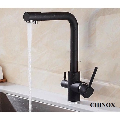 Vòi rửa bát đá đen muối tiêu CHINOX VR41