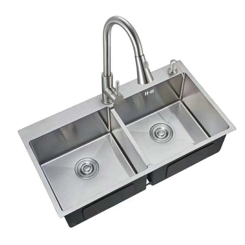 Chậu rửa bát inox SUS 304 hộc cân CHINOX CR49 ( 70x42cm)