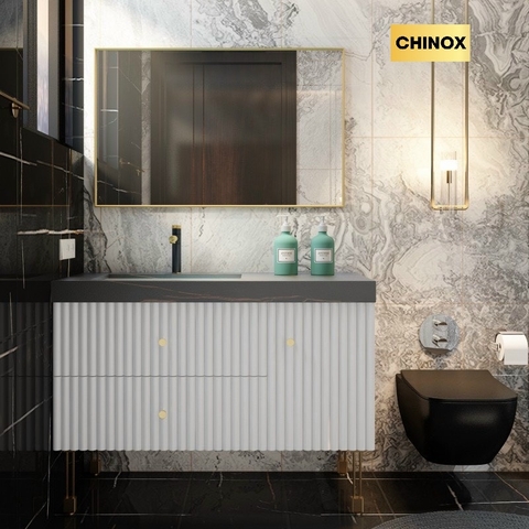 Tủ chậu bằng nhựa đặc PVC hiện đại CHINOX CN412