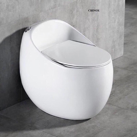 Bệt trứng tròn CHINOX CN913 - màu trắng