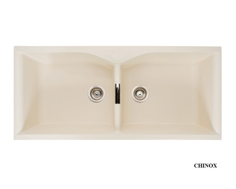 Chậu đá Grantie cánh én CHINOX CR29 - vàng