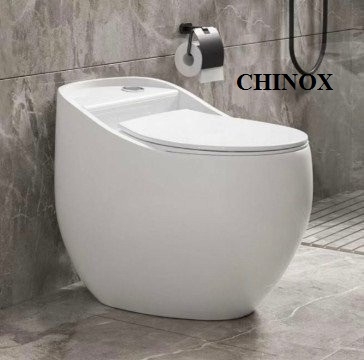 Bệt trứng vát CHINOX CN914 - màu trắng