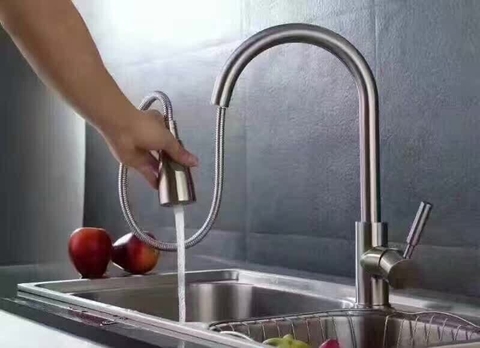 Vòi rửa bát rút SUS 304 CHINOX VR16