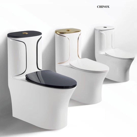 Bệt cao viền yếm CHINOX CN917 - màu trắng