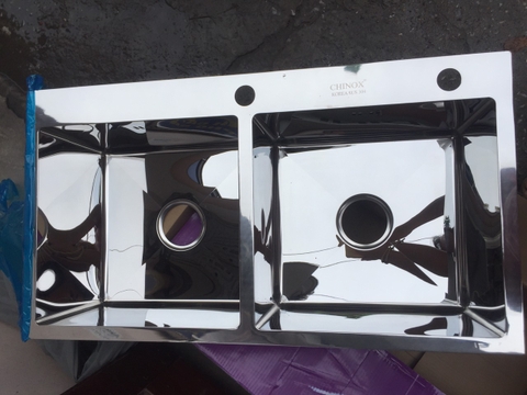Chậu rửa bát sus 304 đánh bóng CHINOX CR51