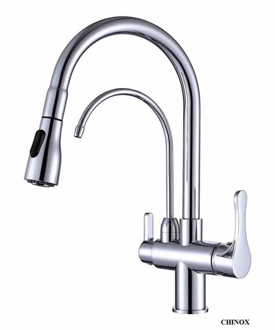 Vòi rửa bát dây rút 3 đường nước CHINOX VR45