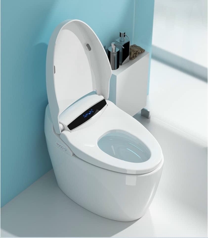 Bồn cầu cảm ứng 2 bảng điều khiển tự động CHINOX CN1102