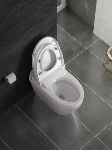 Bệt không két nước viền vàng, xả trực tiếp, có xịt rửa CHINOX CN902