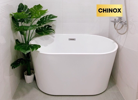 Bồn tắm ngâm Queen Lady - CHINOX - trắng mini