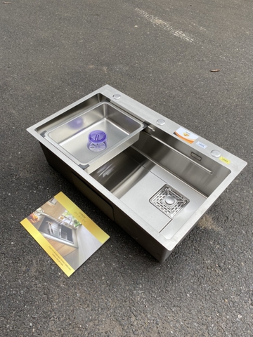 Chậu rửa bát 1 hố inox  CHINOX CR91 kích thước 75x46cm
