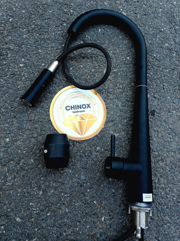 Vòi rửa bát tia chớp đen CHINOX VR69