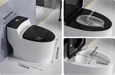 Bồn cầu liền khối dáng ovan CHINOX CN919