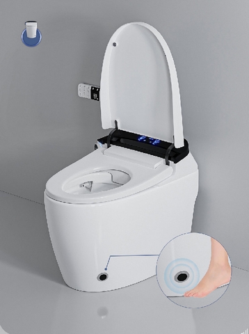 Bồn cầu cảm ứng đa năng mắt trâu CHINOX M04