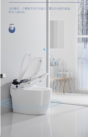 Bồn cầu cảm ứng đa năng mắt trâu CHINOX M04