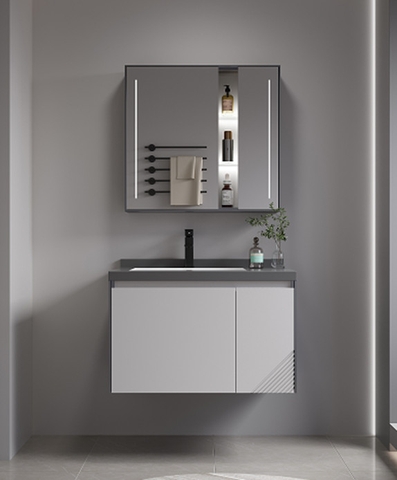 Tủ chậu CHINOX CN461 tủ kết hợp đèn led tự động - cỡ 90cm