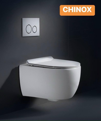 Bệt treo âm tường màu trắng dáng bầu CHINOX CN102AT