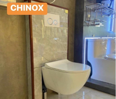 Bệt treo âm tường màu trắng dáng bầu CHINOX CN102AT