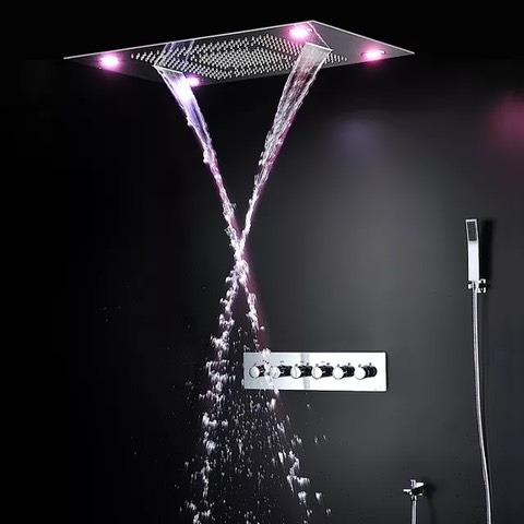 Sen tắm âm trần có led đổi màu CHINOX SA16