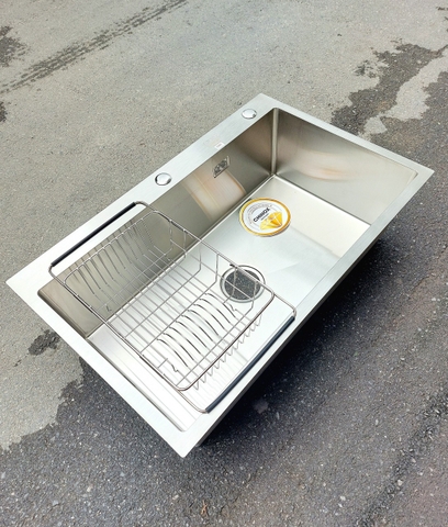 Chậu rửa bát 1 hố cỡ đại 80x50cm CHINOX CR112