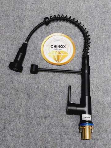 Vòi rút lò xo màu đen CHINOX VR91