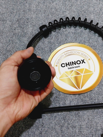 Vòi rút lò xo màu đen CHINOX VR91