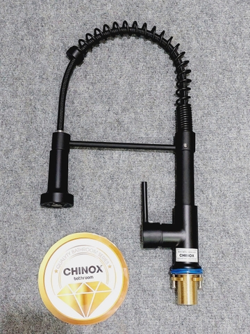 Vòi rút lò xo màu đen CHINOX VR91