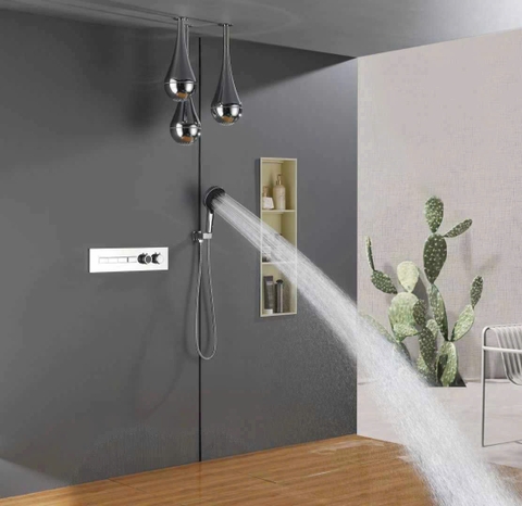 Sen tắm âm tường giọt nước CHINOX SA03