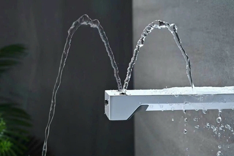 Vòi lavabo âm tường rửa 2 mặt trên dưới có led hiển thị CHINOX VA04 ( 2 màu)
