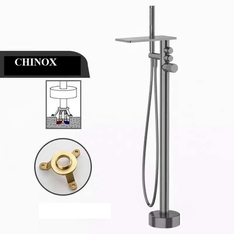 Sen tắm bồn đặt sàn có kệ đồ vuông CHINOX STB16